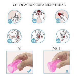 como se pone copa menstrual colocacion